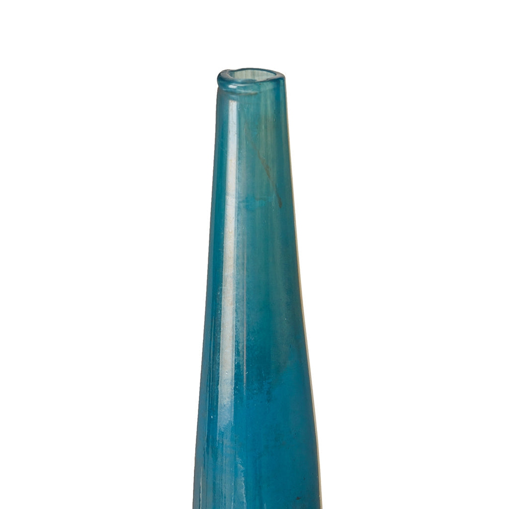 Blue and Bronze Decorative Glass Vases 3-piece set by Blak Hom