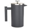 French Press with Thermometer Insulated Stainless Steel Coffee Maker (1.0L | 34fl oz) by Barista Warrior
