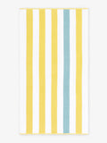Yellow Sea Glass Cabana Beach Towel by Laguna Beach Textile Company