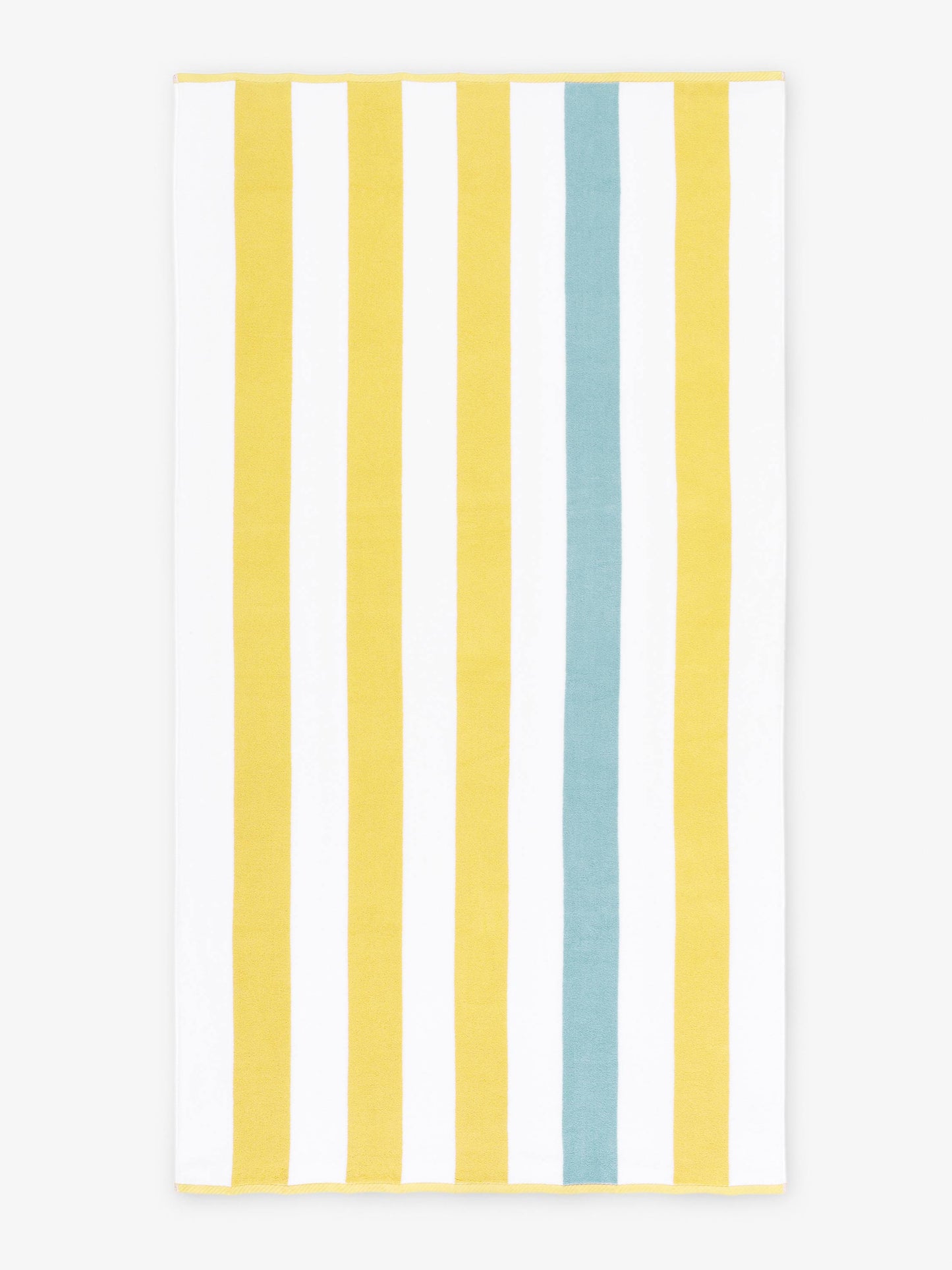 Yellow Sea Glass Cabana Beach Towel by Laguna Beach Textile Company