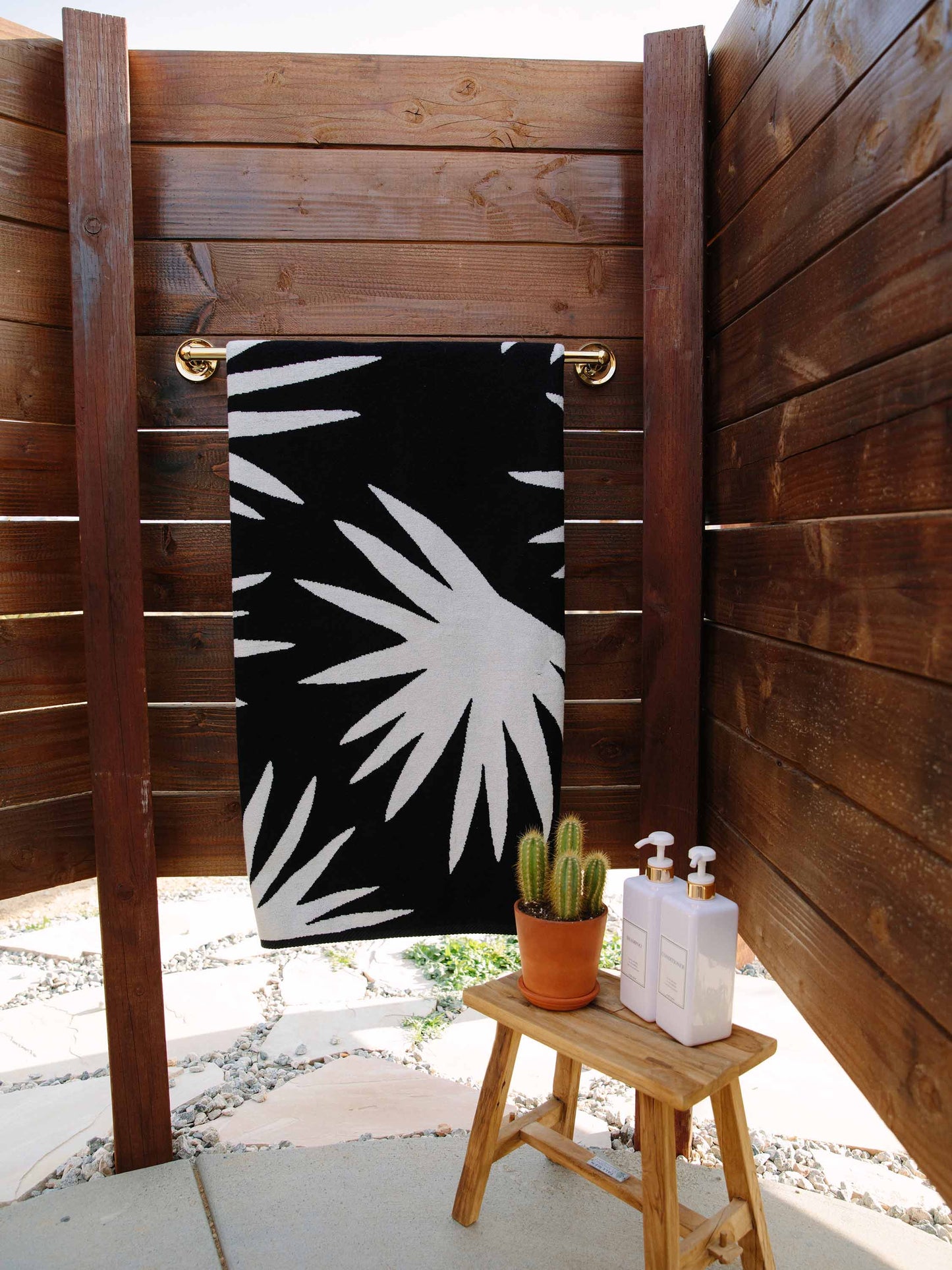 Vanilla Agave Cabana Beach Towel by Laguna Beach Textile Company