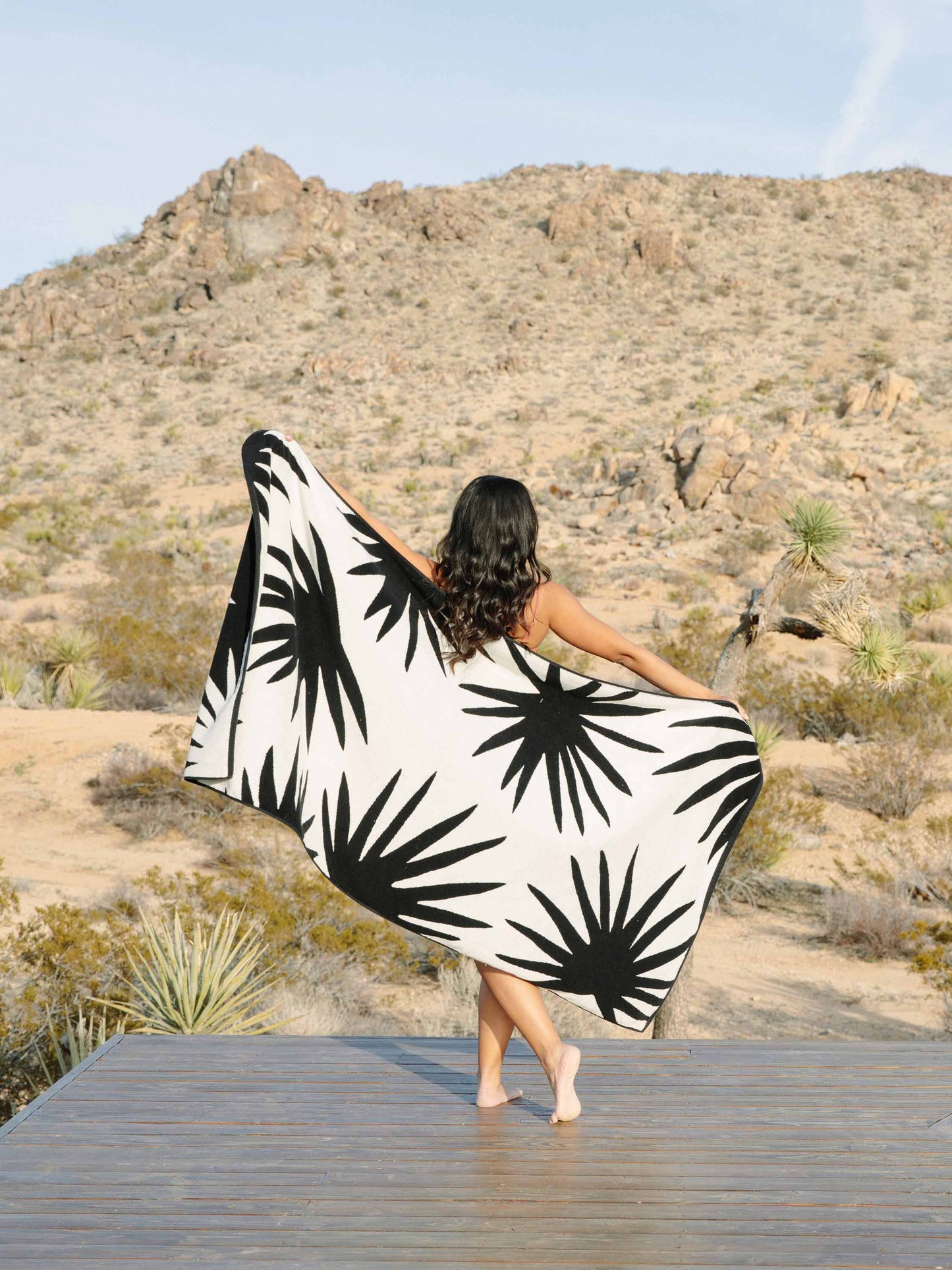 Vanilla Agave Cabana Beach Towel by Laguna Beach Textile Company