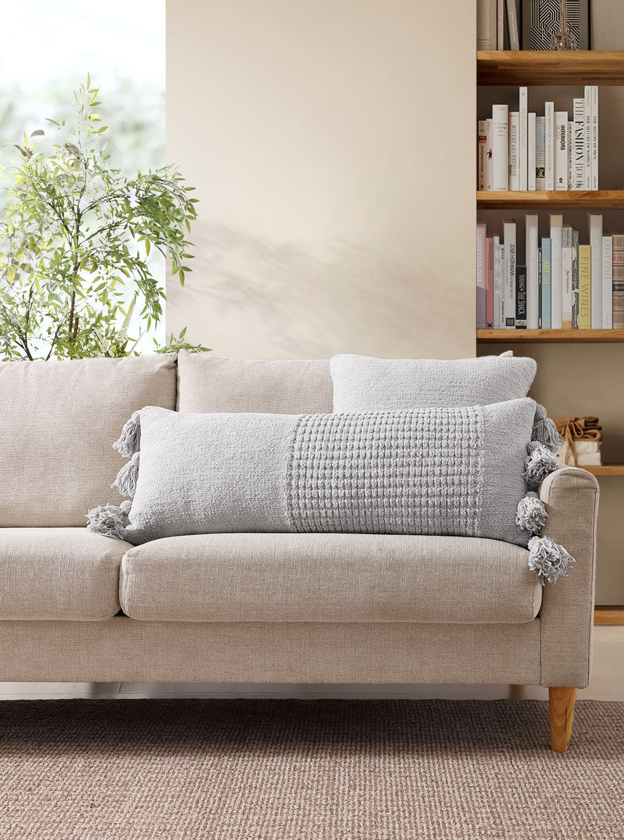 Braided Pom Pom Lumbar Pillow by Sunday Citizen
