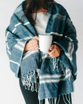 Aden Cotton Throw Blanket by Creative Women