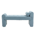 Loop Gauze Modern Ottoman Bench by Blak Hom