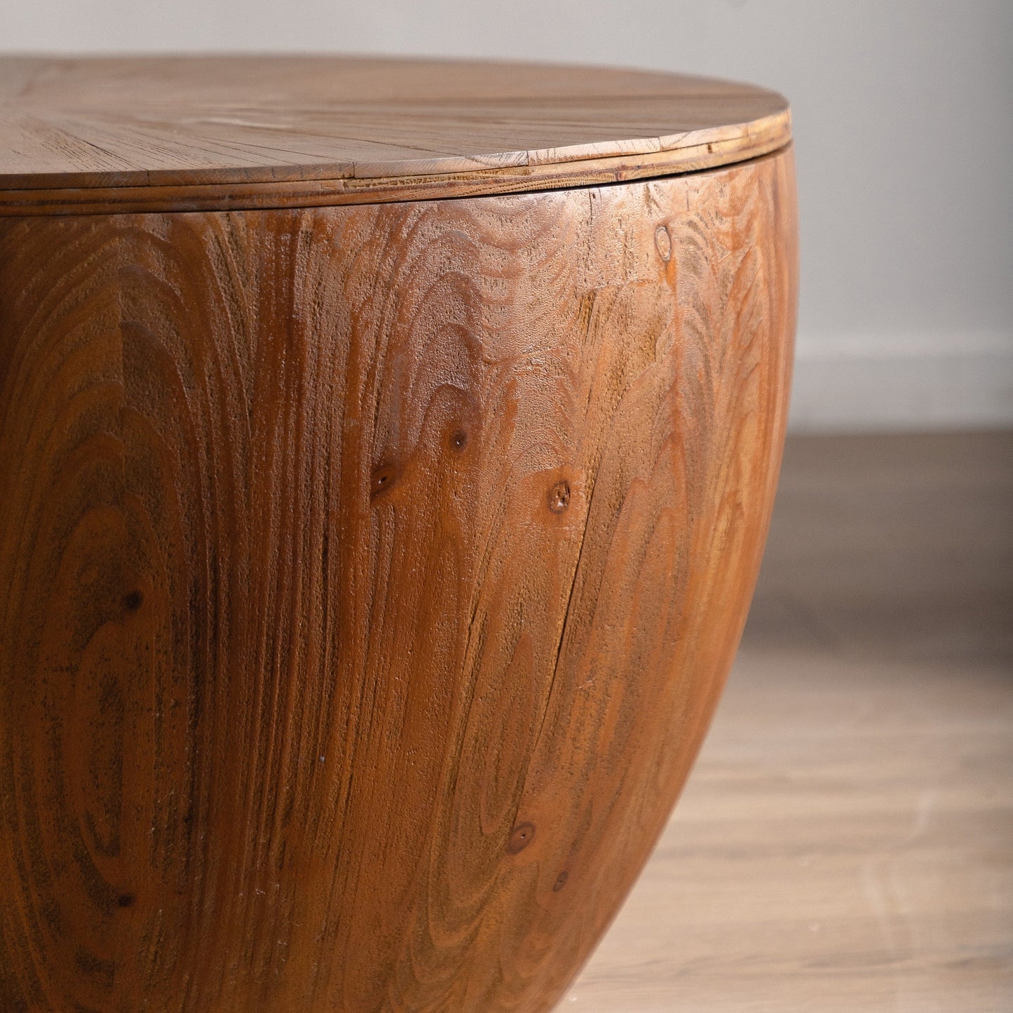 Vintage Style Bucket Shaped Coffee Table by Blak Hom