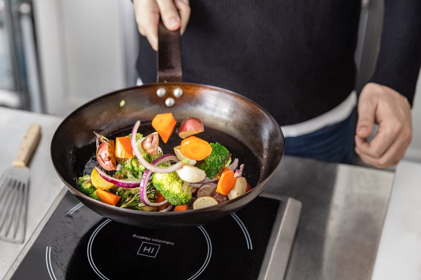 8.5" Carbon Steel Pan by Sardel