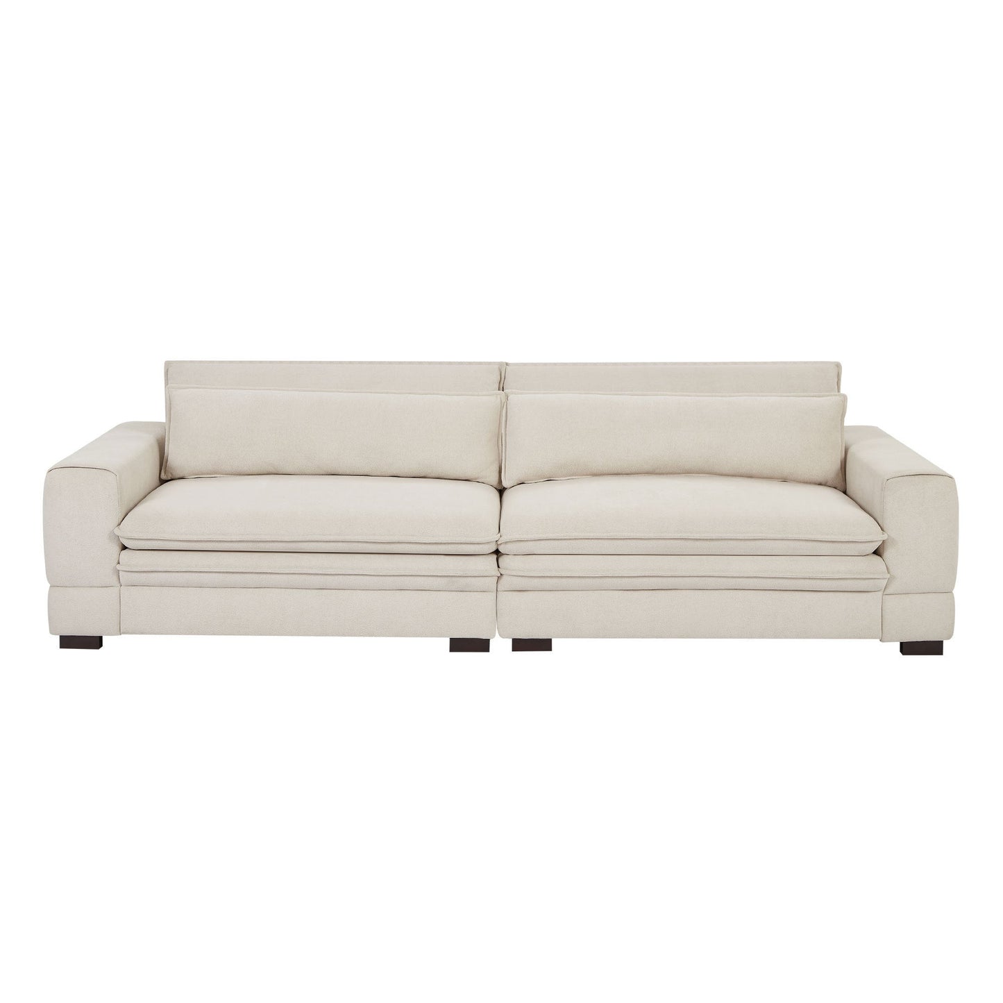 Modern Upholstered  Mid-Century Sofa Couch by Blak Hom