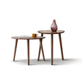 Solid Oak Wood Side Table by Blak Hom