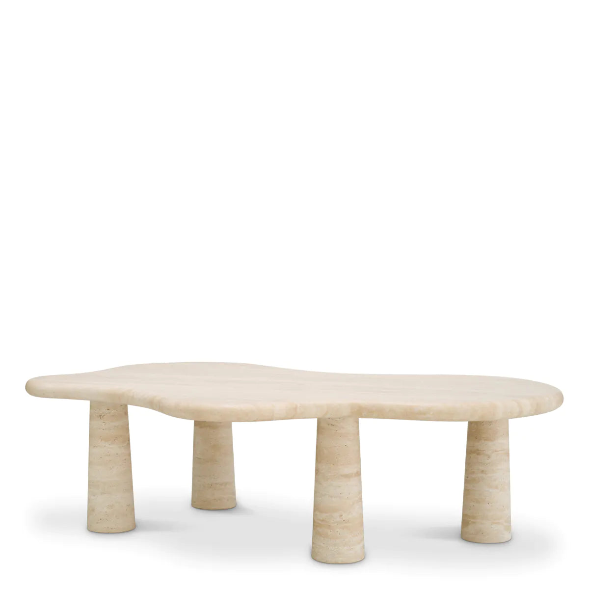 Isernia Travertine Coffee Table by Mode-De-Vie