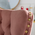 Velvet Upholstered Tufted Button  Office Chair by Blak Hom