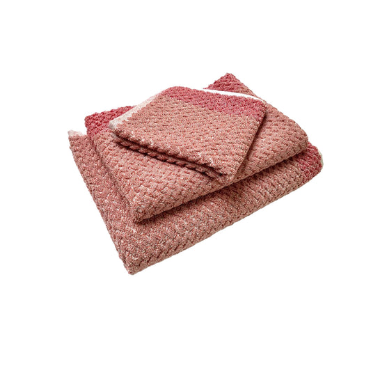 Pastel Chevron Coral 3 Pc. Set by Turkish Towel Collection