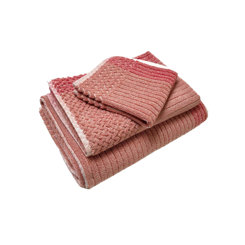 Pastel Bonini Chevron Coral  3 Pc. Set by Turkish Towel Collection