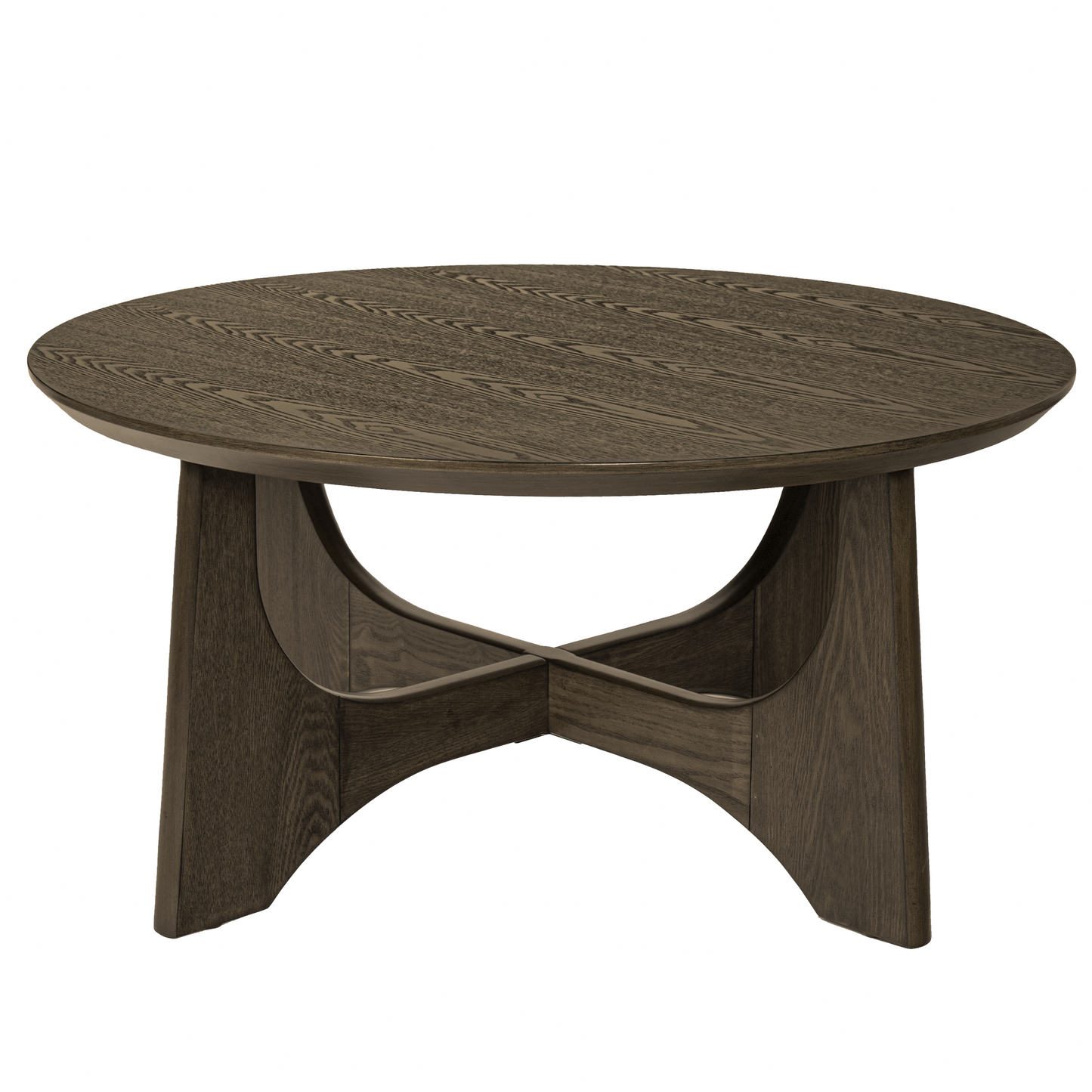 Wooden Round Coffee Table by Blak Hom