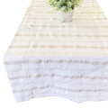 Striped Table Runner by Beflax Linen