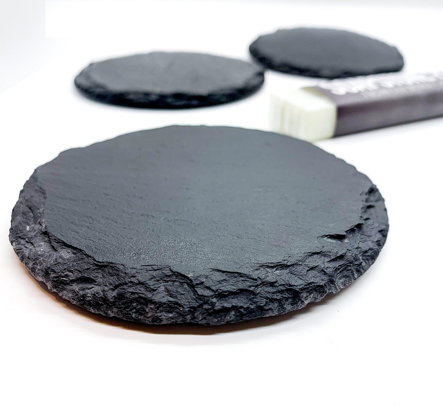 Slate Rounds / Coasters by Gia Roma