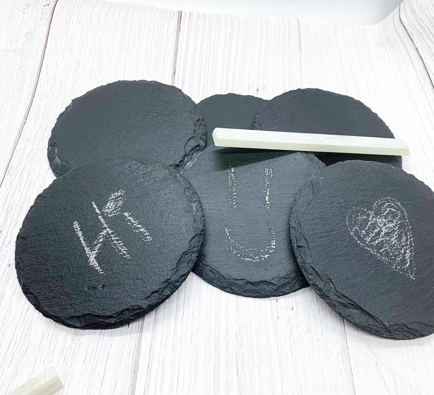 Slate Rounds / Coasters by Gia Roma