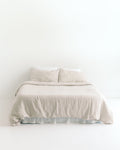 Linen Duvet Cover Set - Natural Chambray by Creative Women