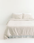 Linen Duvet Cover Set - Natural Chambray by Creative Women