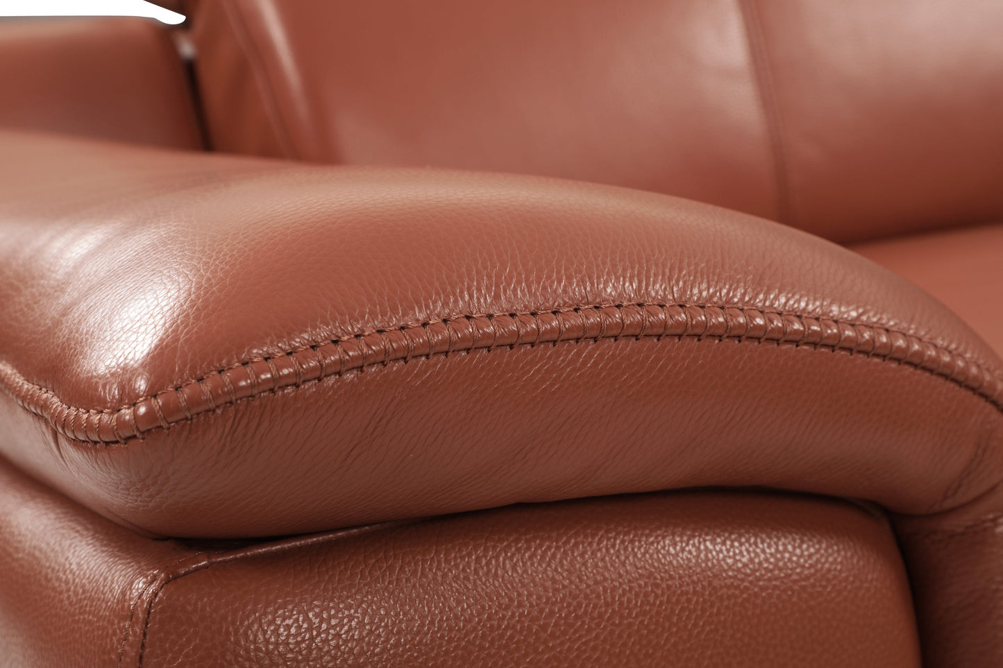 Genuine Italian Leather Power Reclining Sofa by Blak Hom