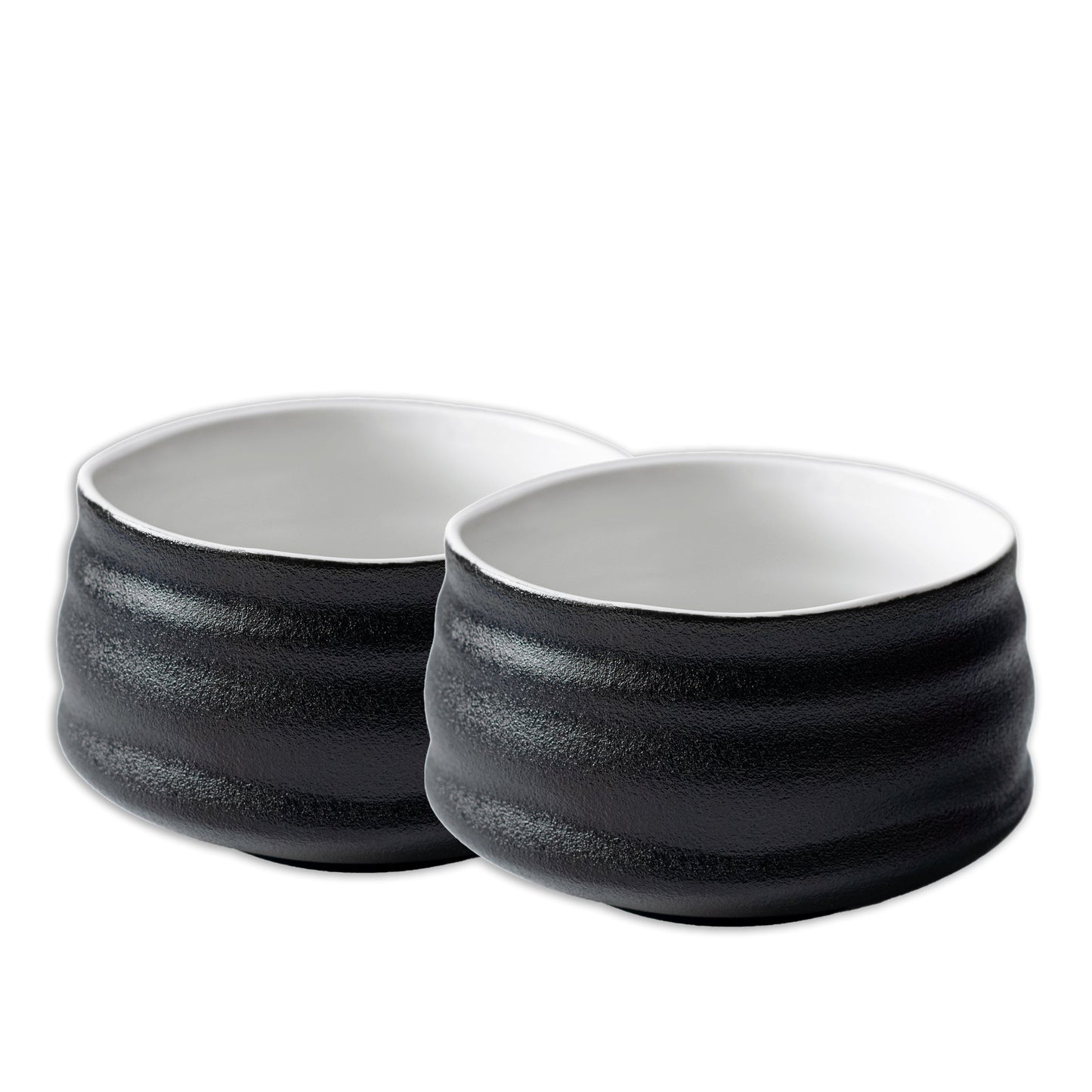 Black and White Matcha Bowl by Aprika Life