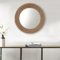 Natural Jute Rope Round Wall Mirror by Blak Hom