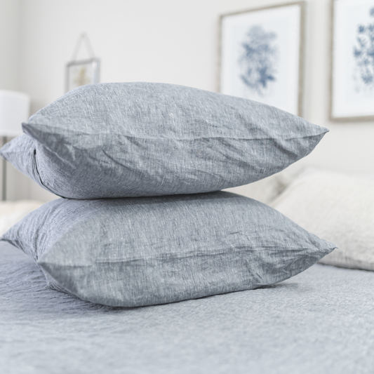 Melange Pillowcases by Beflax Linen