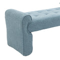 Loop Gauze Modern Ottoman Bench by Blak Hom