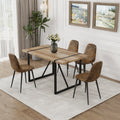 Dining Table and 4 Modern Dining Chairs by Blak Hom