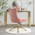 Velvet Upholstered Tufted Button  Office Chair by Blak Hom