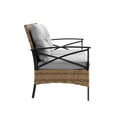 4 Piece Rattan Wicker Patio Set by Blak Hom