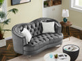 Luxury Crystal Feet Tufted  Sofa by Blak Hom