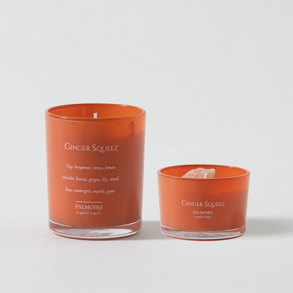 Ginger Squeez Candle Set by PALMOIRE