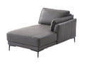 ACME Meka Sectional Sofa, Anthracite Leather by Blak Hom