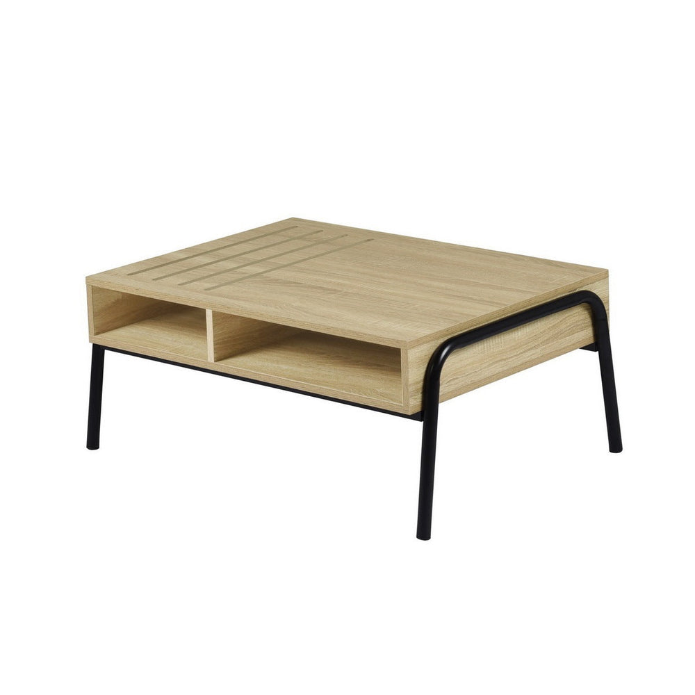 Rectangular Coffee Table with Storage by Blak Hom