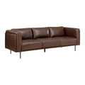 Modern Design Brown Genuine Leather Sofa by Blak Hom