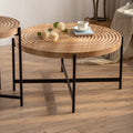 Modern Thread Design Round Coffee Table by Blak Hom