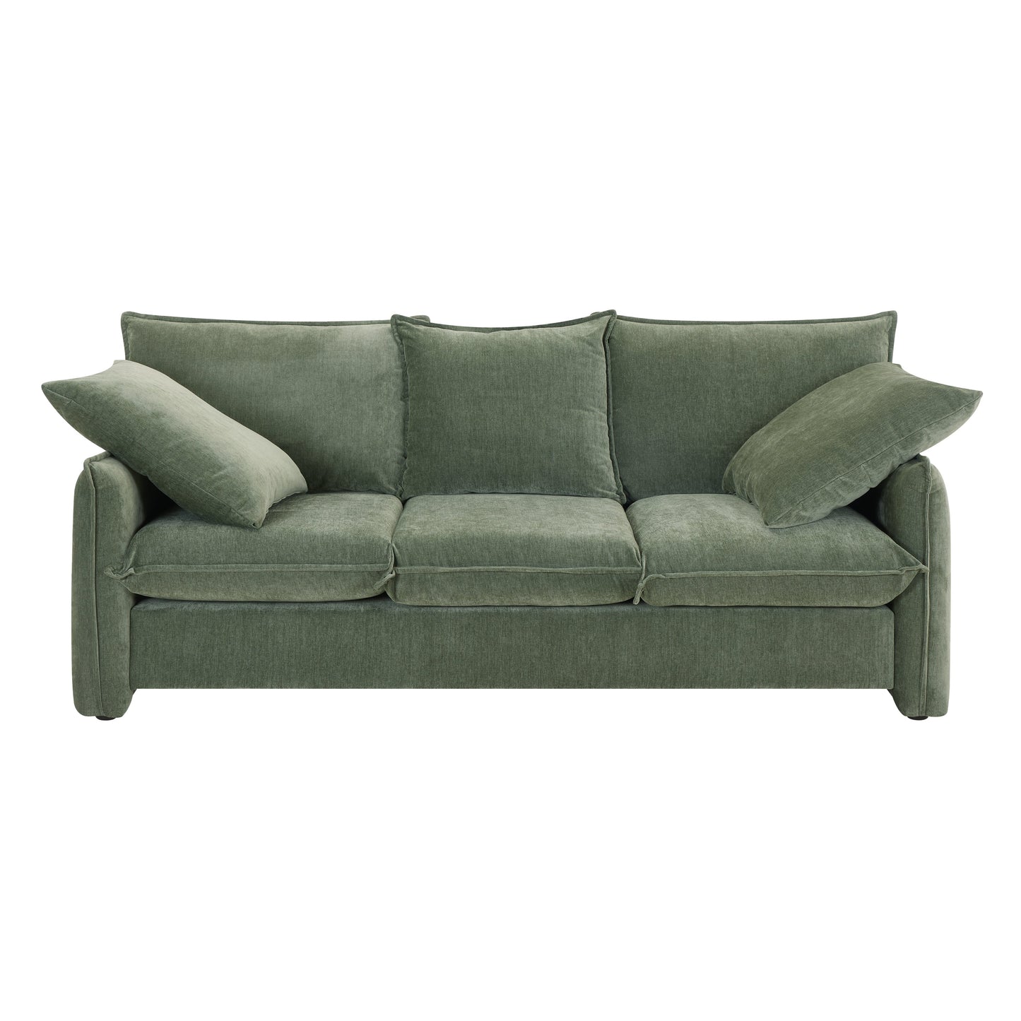 Mid-century 3 Seaters Cozy Couch by Blak Hom