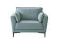 ACME Mesut Chair in Light Blue Top Grain Leather by Blak Hom