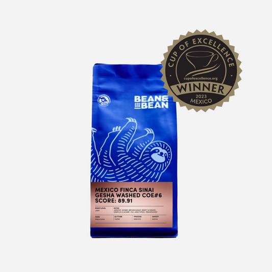 Mexico Cup of Excellence #6 Finca Sinai Gesha Washed [Score 89.91] by Bean & Bean Coffee Roasters