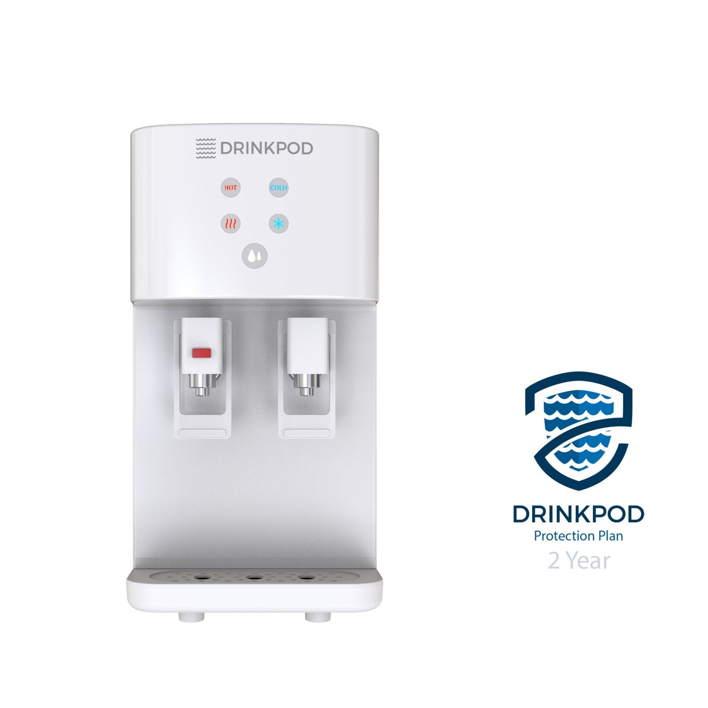 Drinkpod 2000 Pro Series - Countertop 4 Stage Water Purifier (Hot & Cold) by Drinkpod