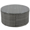 9-Piece  Luxury Circular Outdoor Patio Furniture by Blak Hom