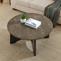 Wooden Round Coffee Table by Blak Hom