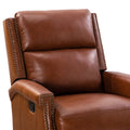 Genuine Leather Swivel Rocker Recliner by Blak Hom