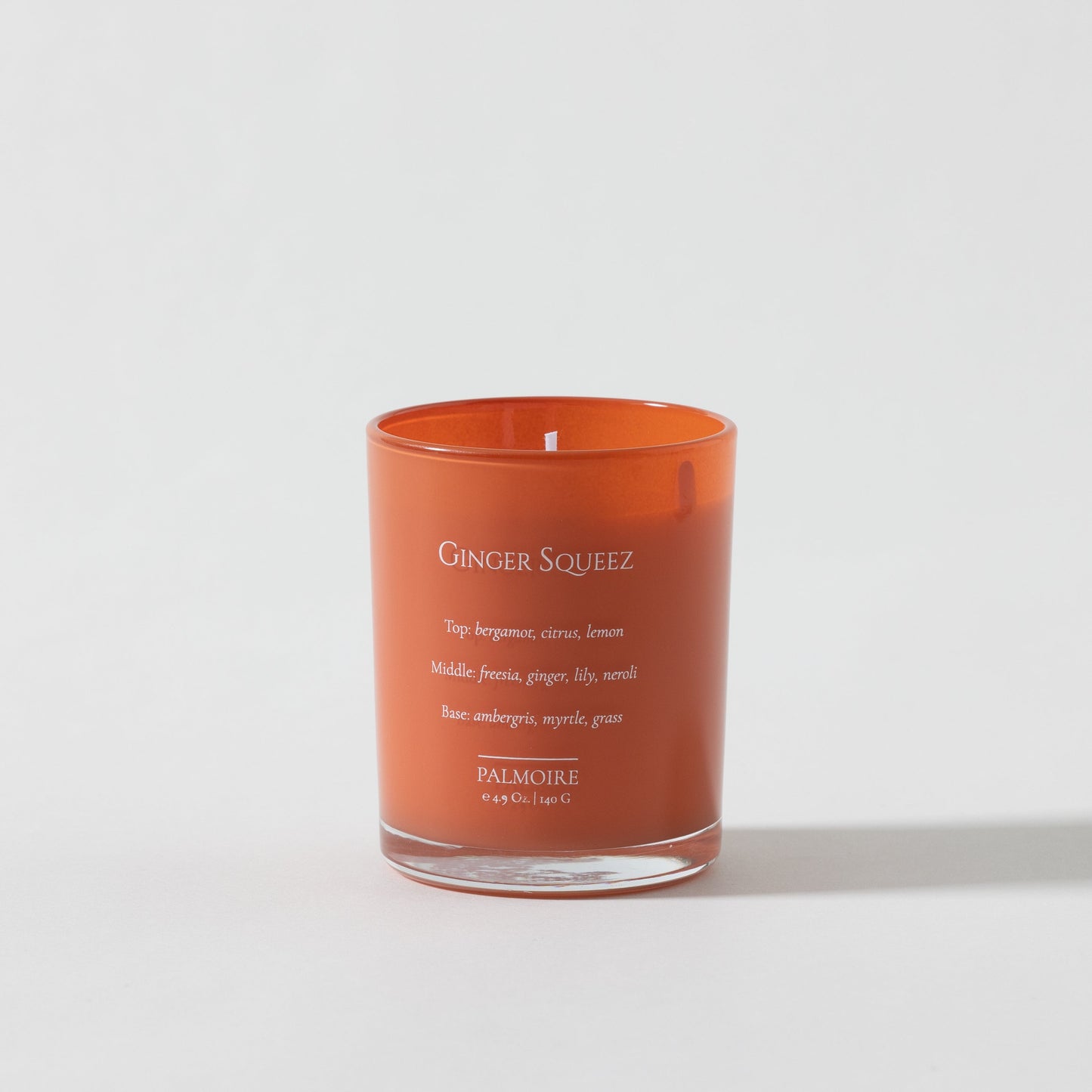 Ginger Squeez Soy Wax Candle by PALMOIRE