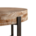 Modern Retro Splicing Round Coffee Table by Blak Hom