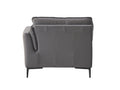 ACME Meka Sectional Sofa, Anthracite Leather by Blak Hom