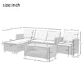 Set Of 4 Piece Outdoor, Patio Furniture by Blak Hom