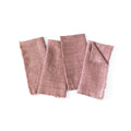 Stone Washed Linen Dinner Napkins by Creative Women