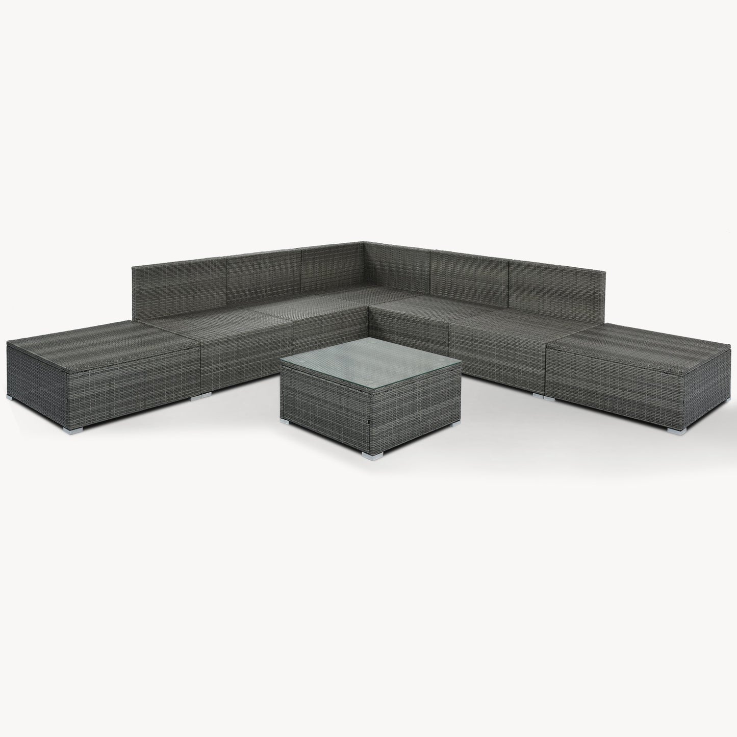 8-Pieces Outdoor Patio Furniture Set by Blak Hom